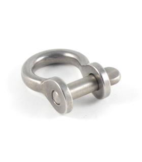 Manille lyre 4mm forgé inox