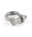Manille lyre 4mm forgé inox