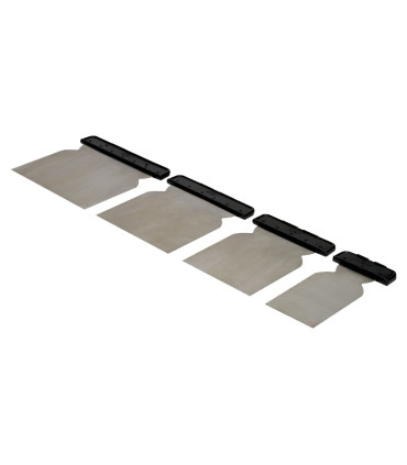 Kit 4 spatules à enduire 50–120 mm