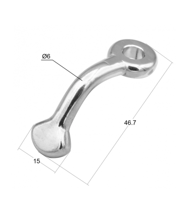 Embout textile en T