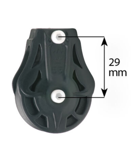Poulie plat-pont 35mm réa nylon