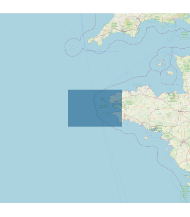 Carte SHOM 7066L - De l'île Vierge à la Pointe de Penmarc'h - Abords de Brest