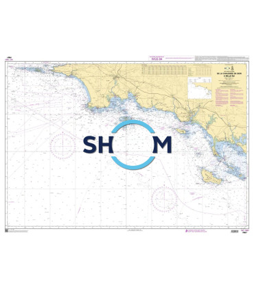 Carte SHOM 7067L - De la Chaussée de Sein à Belle-Île