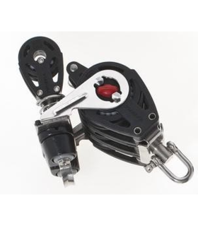 Poulie winch 57mm triple ringot taquet poulie 38mm