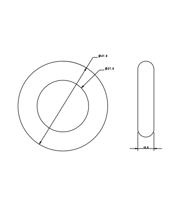 Anneau plastique 28mm