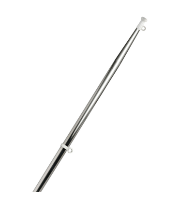 Mât de pavillon rétreint inox 14mm longueur 40cm