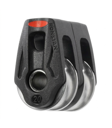 Poulie double 20mm forte charge à lashing Orbit Block™