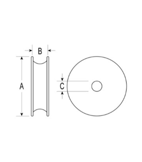 Réa acétal 25x9.5x6.5mm
