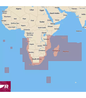 Carte microSD préchargée avec couverture de l'Afrique du Sud