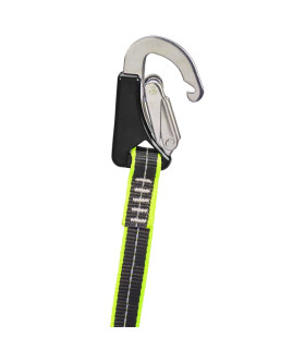 Longe plate 1.5m avec mousqueton et loop