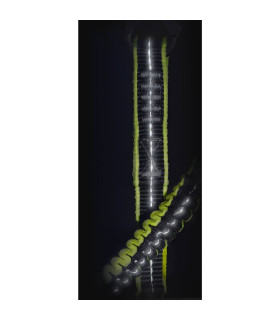 Longe plate 1.5m avec mousqueton et loop