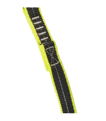 Longe plate 1.5m avec mousqueton et loop