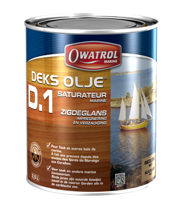 Saturateur pour teck et bois marins DEKS OLJE D1
