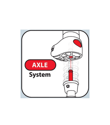 Pied de mât pour axe universel