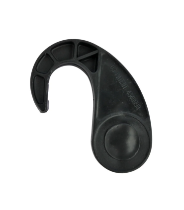 Crochet sandow 4 à 8mm plastique ajustable noir