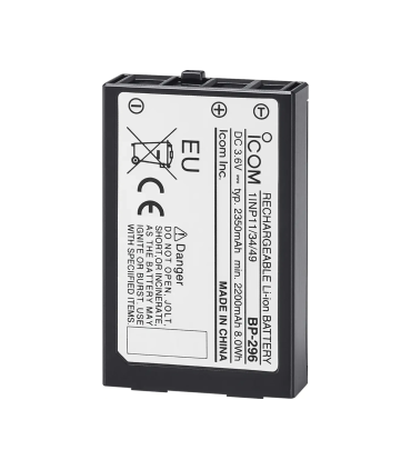 Batterie Li-Ion de rechange BP-296 pour VHF M37 / M37E