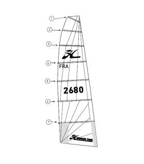 Latte GV STX  N°5 Hobie Tiger