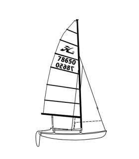 GV Hobie 14 Blanche