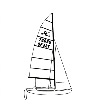 GV Hobie 14 Blanche