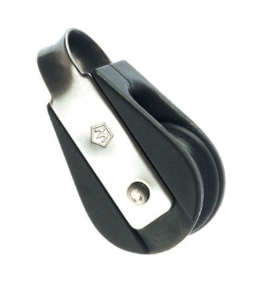 Poulie simple 18mm réa nylon