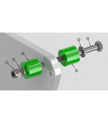 Ecrou inox Nilstop M10