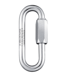 Maillon rapide Grande Ouverture inox 5mm