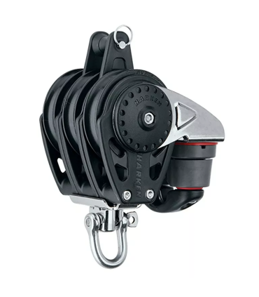Poulie triple ringot taquet 57mm Carbo Air