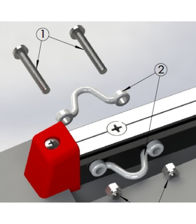 Pontet inox forgé 5mm