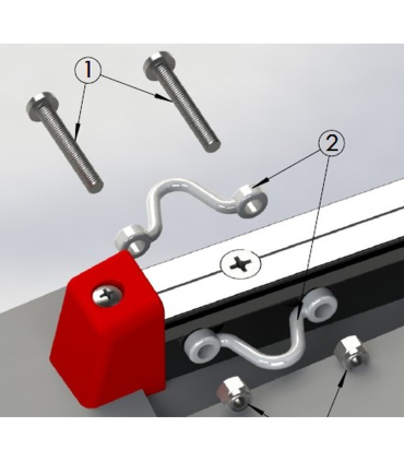 Pontet inox forgé 5mm