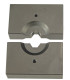 Paire de matrices pour pince hydraulique à sertir