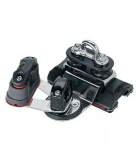 Chariot small boat HR double réas avec platine pivotante et taquet