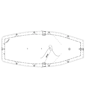 Taud dessus Caravelle Coton 430g/m²