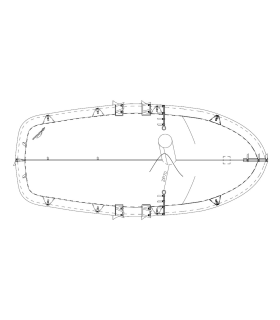 Taud dessus Caravelle PE 270g/m²