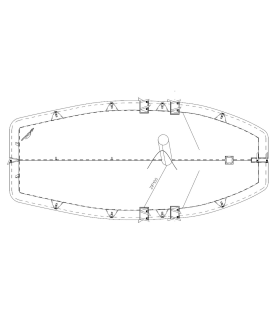 Taud dessus Caravelle PE 270g/m²