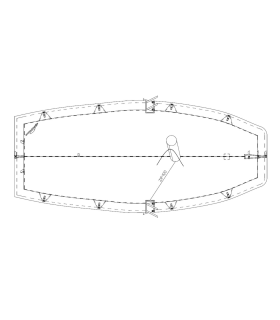 Taud dessus Caravelle PE 270g/m²