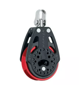Poulie winch 57mm Carbo Ratchet® - Red sheave