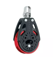 Poulie winch 57mm Carbo Ratchet® - Red sheave
