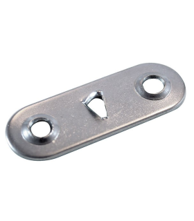 Plaquette de sangle inox 28mm