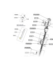 Vis pour avale ridoir enrouleur C480 - R480 - C520 - C530