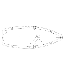 Taud dessus Caneton PE 270g/m²