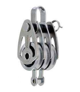 Poulie tripleringot  cable 25mm inox à billes